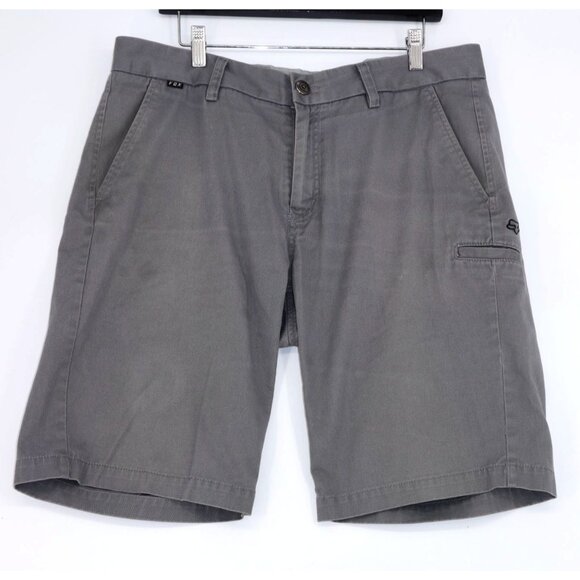 Fox Mens Casual Grey Shorts Size 36 Streetwear - Picture 1 of 10